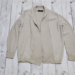 Primary Large Womens Open cream colored cardigan